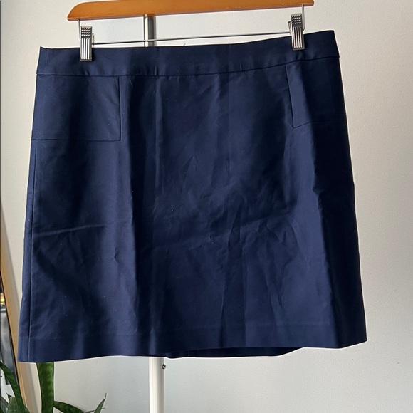 Max Studio Dark Blue Mini Skirt 10 - Picture 1 of 5